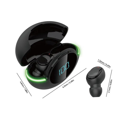Auriculares Estéreo Inalámbricos TWS con Luz RGB y Resistencia al Agua IPX4